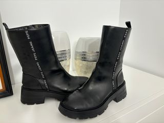Botas Pepe Jeans Negras Num 40 Cremallera lateral