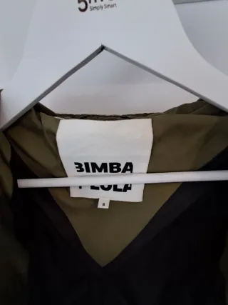 Plumífero Bimba y Lola verde acolchado