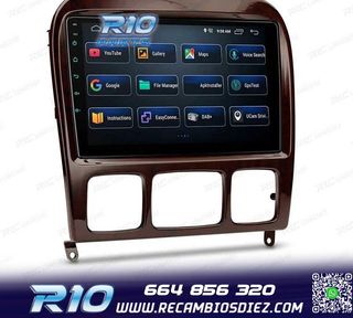 RADIO GPS ANDROID 13 PARA MERCEDES CLASE S W220 98-05