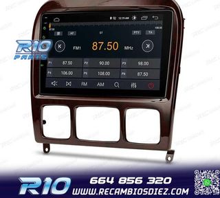 RADIO GPS ANDROID 13 PARA MERCEDES CLASE S W220 98-05