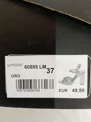 Sandali donna Primadonna oro e argento