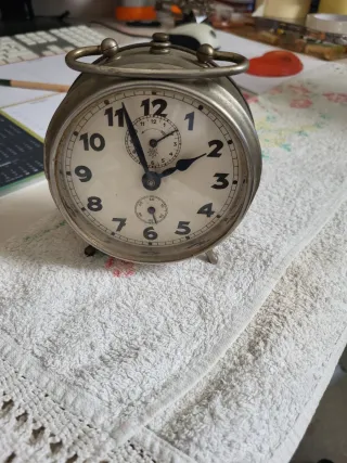 Orologio sveglia vintage da collezione anni '40