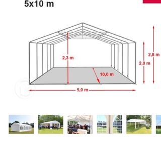 Carpa PRO Ultra 5x10m en Abanillas 