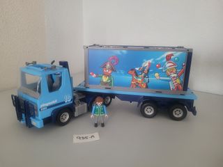 Camión y remolque antiguo de Playmobil