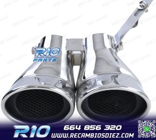 COLA ESCAPE MERCEDES CLASE C W203 00-07 CROMO