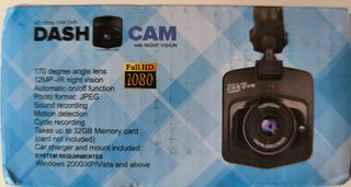 DashCam HD 1080p
Dash Cam - cámara salpicadero 