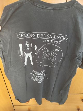 Camiseta Héroes del Silencio Tour 2007