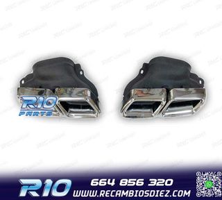 COLAS ESCAPE MERCEDES CLASE E W212 14-15 CROMO