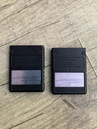 2 Tarjetas Memoria PS2 8MB MagicGate Sony