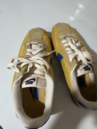 Zapatillas Nike Cortez Azul y Amarillo