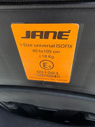 Silla de coche Jane Gravity I SIZE 40 A 105cm 