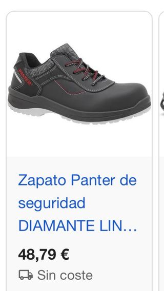 Zapatillas de seguridad Panter negras