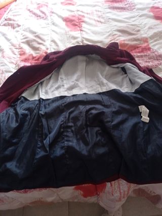 Gabardina mujer morada