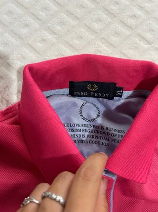 Maglia Fred Perry Rosa