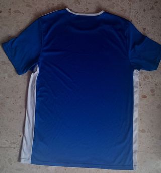 Camiseta Adidas Talla L Azul y Blanca