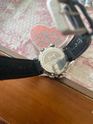 Reloj Hamilton Negro/Plateado