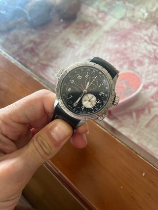 Reloj Hamilton Negro/Plateado