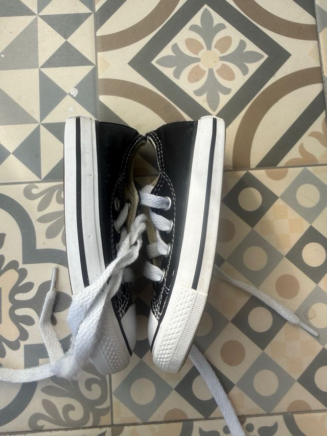 Converse All Star Infantil Negro