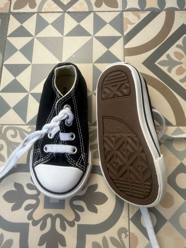 Converse All Star Infantil Negro