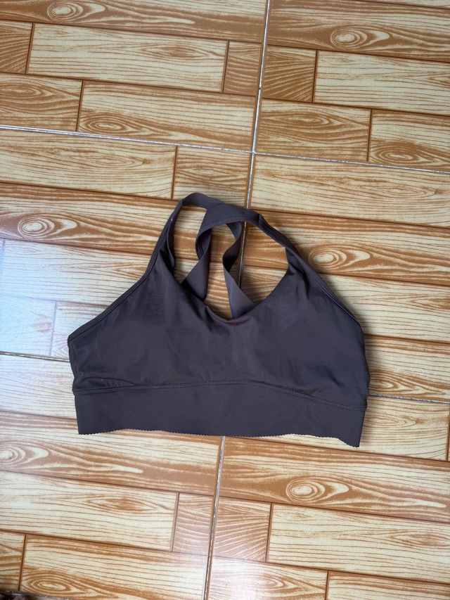 Sujetador deportivo marrón