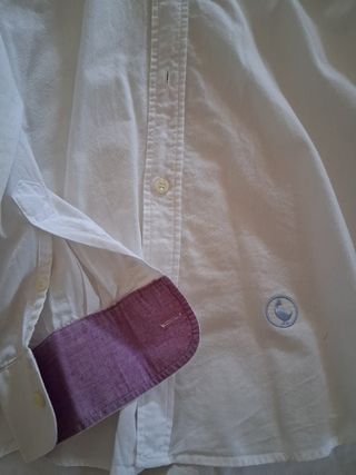 Camisa Oxford El Ganso Blanca Manga Larga