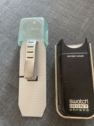 Reloj Swatch Irony Chrono Negro/Plata