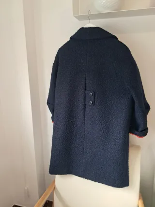 Abrigo azul Poupee Chic. Un poco oversize 