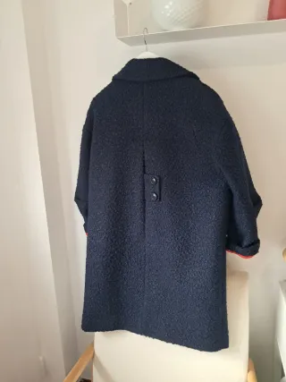 Abrigo azul Poupee Chic. Un poco oversize 