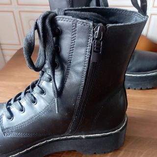 Botines negros plataforma