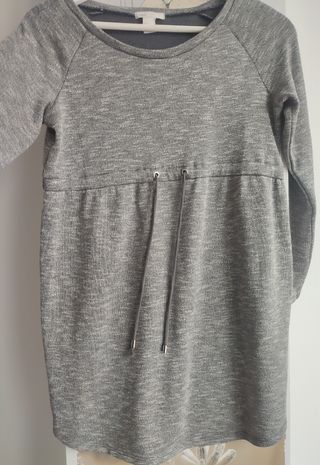 Vestido premamá H&M gris