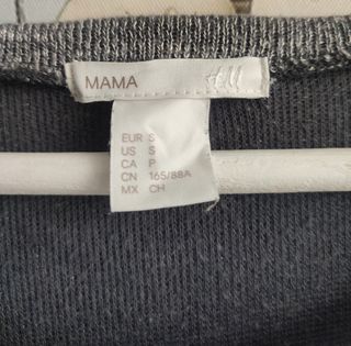 Vestido premamá H&M gris