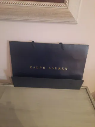 Bolsa de papel Ralph Lauren azul