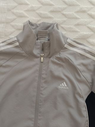 Chaqueta Adidas Hombre Gris y azul marino 
