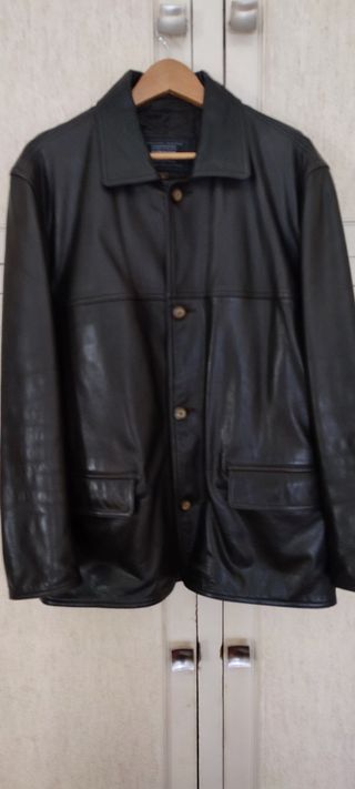 Chaquetón Redskins Piel Negro