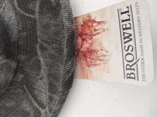 Sombrero Broswell Negro/Gris