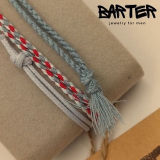 Braccialetti Barter da uomo blu grigio rosso