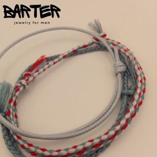 Braccialetti Barter da uomo blu grigio rosso