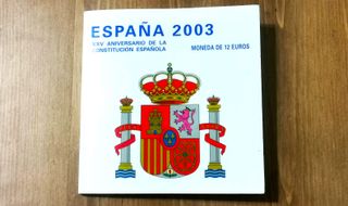 Moneda del 2003. XXV Aniversario Constitución.