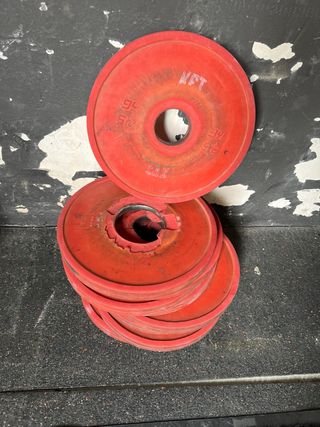 Lote Discos Bumpers Pesas Halterofilia wallballs