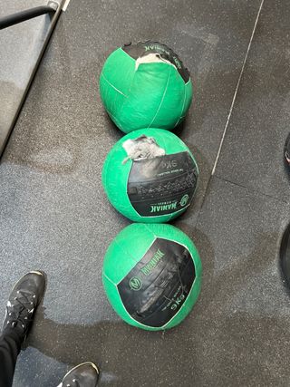 Lote Discos Bumpers Pesas Halterofilia wallballs