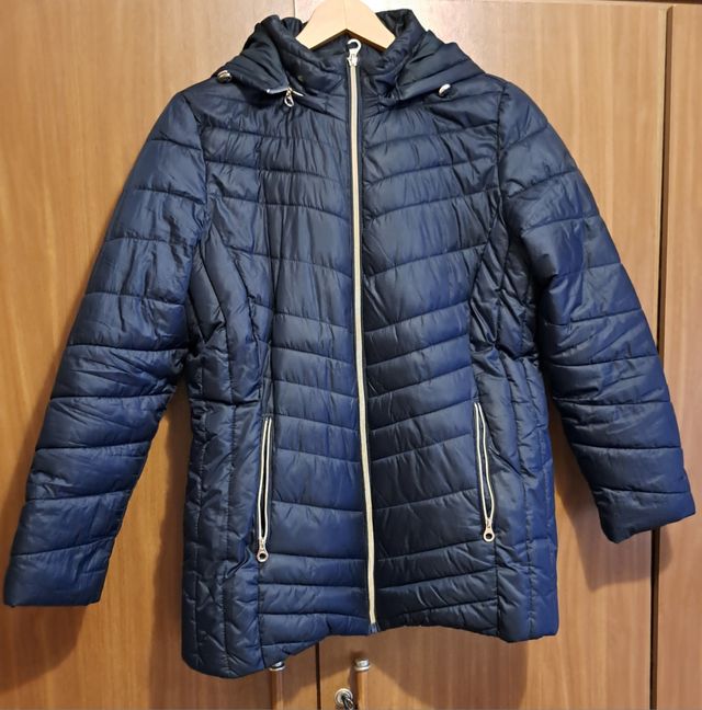 Chaqueta acolchada azul Milano