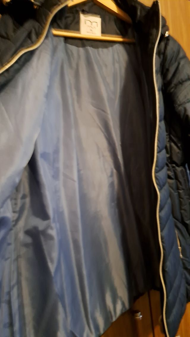 Chaqueta acolchada azul Milano