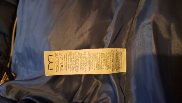 Chaqueta acolchada azul Milano