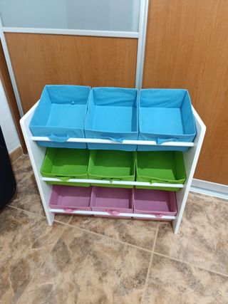 Mueble Organizador Infantil 3 Niveles