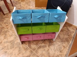 Mueble Organizador Infantil 3 Niveles
