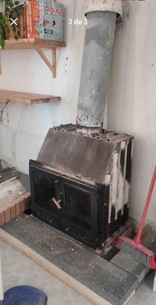 Chimenea completa desmontada