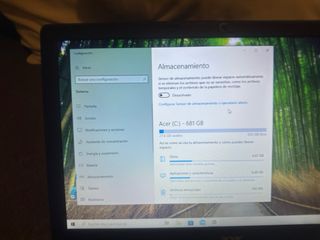 Portátil Acer i7 Negro