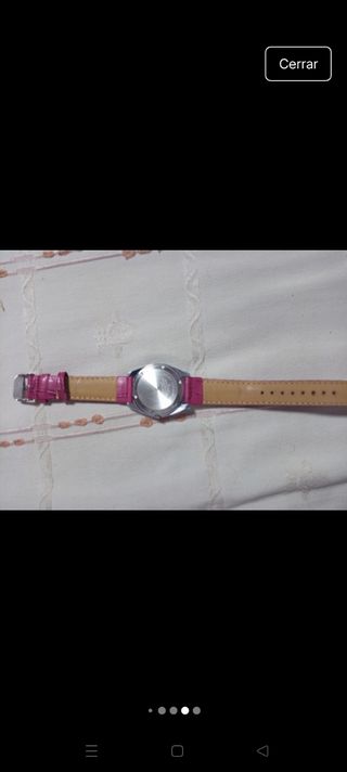 Reloj Seiko Automático Rosa y Plateado