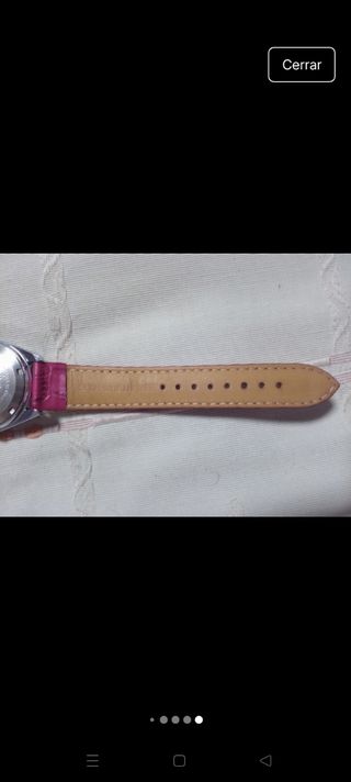 Reloj Seiko Automático Rosa y Plateado