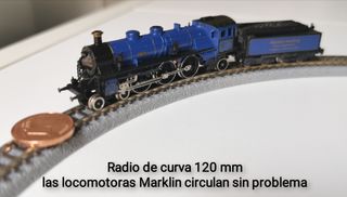Escala Z Maqueta tren eléctrico: circuito de vías